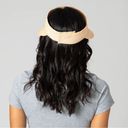 Krass&co San Diego Hat  The Vacay Women's SPF Adjustable Wheat Visor Photo 8