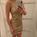 XScape Gold sequin mini dress Photo 3