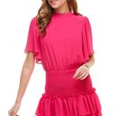 TCEC | Butterfly Sleeve Dress | Magenta | S | CD01775 | Sample Sale Photo 1