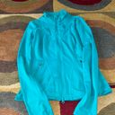 Zella Nordstrom Teal Green Workout Athletic Track Jacket Women’s Size Medium Photo 0