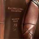 Ralph Lauren  Collection Booties size 7 cognac brown heals equestrian Photo 10