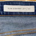 Pilcro and the Letterpress  Womens Distressed Slim Straight Jeans Blue Size 27 Photo 5