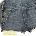 Hudson Jeans Vintage Y2K Hudson Florence Denim Cutoff Shortalls in Immortal Fray Size XS Photo 6