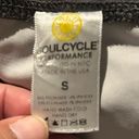 SoulCycle  Heathered Charcoal Grey Skull & Logo Spellout Size Small Leggings. Photo 5