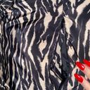 H&M  Tan and Black Zebra Cropped Puffer Jacket Photo 4