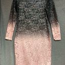 Onyx  night, 10 long sleeve dress with mauve, pink and black ombre Photo 0