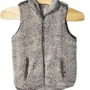 Thread and Supply  Vest Women's Size Sm‎ Charcoal Gray Sherpa Full ZIp Outdoors Photo 0