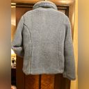 Sebby  Collection Ladies Zip Up Size Medium Blue Fuzzy Coat Photo 1