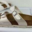 Birkenstock  Birki’s Florida White Birko-Flor Strappy Sandals Sz 7 Photo 5