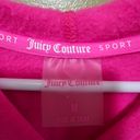 Juicy Couture  Sport Bright Pink Hoodie Size Medium Photo 5