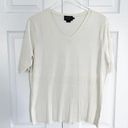 Pendleton  Silk Blend Ivory Knit Top Photo 0