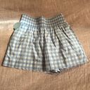 Hill House  Home Livie Nap Shorts in Blue Clip Dot Check Photo 2