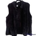 St. John’s Bay black sherpa vest  Size XXL Photo 2