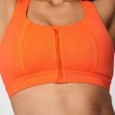 Sweaty Betty  Orange Circuit Zip Up Sports Bra Photo 8