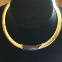 Monet  Vintage Gold Tone Flexible/Stretch Chain Statement Necklace Photo 1