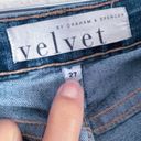 Velvet By Graham And Spencer  Women's Medium Wash Cropped Jeans Size 27 Photo 2