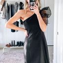 Cinq à Sept Cinq a Sept One Shoulder Tulle Puff Sleeve Black Dress Photo 0