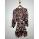 Cleobella  Reign Mini Dress Large L Paisley Organic Cotton Boho Photo 5