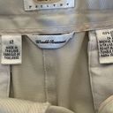 Talbots  Chatham Fly Front Ankle Pants - Solid - Curvy Fit Beige XL Size 12 Photo 11