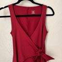 Patagonia  sleeveless maroon wrap dress size XS Photo 4