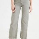 American Eagle Wide Leg Crop Jeans Photo 0