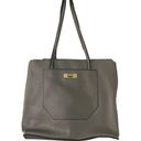 Steve Madden  Light Gray Pleather Tote Bag Photo 0