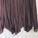 Studio Y  Brown Textured Low Rise Fairy Grunge Midi Skirt Women's Size Small Photo 3