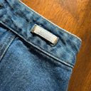 Brandy Melville Women's Size 28 Armelle Blue Button Up Denim Jean A-Line Mini Skirt Photo 2