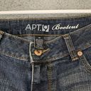 Apt. 9  Women's Boot Cut Jeans Blue Stretch Whiskered Mid Rise Pockets Denim 10 Photo 1