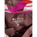 Athleta Swim Shorts Floral Brown/Pink Bikini Bottom Lining Drawstring Size XS Photo 5