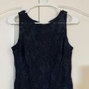 Karl Lagerfeld  Navy Blue Laced Dress Size 4 Photo 4