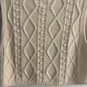 ZARA Cream Cable Knit Cropped Sleeveless Sweater Vest Size Medium Photo 8