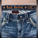 Rock Revival  Women’s Peachy Low Rise Boot  Distressed Jeans Blue Denim Size 29 Photo 5