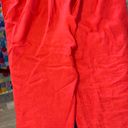 Linen Pants Wide Leg Red Photo 3