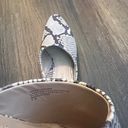 Banana Republic NWOT  leather snake print mule shoes | 7 Photo 1