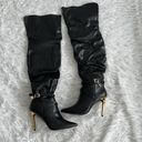 Shoedazzle  Women’s Marcey Heeled Tall Boot in black size 9 Photo 9