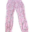 Munki Munki  Peanuts Snoopy and Woodstock Heart Pajama Bottoms Pink Size Large Photo 2