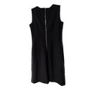 Calvin Klein black Midi dress Classy Side Zippers detail silver hardware women 6 Photo 4