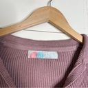 Free People  Beach Henley Picnic Sweater Set In Mauve Photo 6