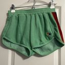 Aviator Nation Classic Jogger Velvet 5 Stripe Short in Mint Green Photo 2