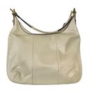 Coach Kristin Parchment White Woven Leather Hobo Shoulder Bag Photo 2