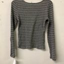 Project Social T  PST Womens Striped Kimora Sweetheart Knit Top Blouse Photo 2