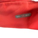 Aerie  Womens Chill Play Move Sports Bra XS Orange High Neck Open Back Breathable Photo 6