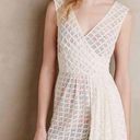 Tracy Reese Plenty  Cream Cubist Petite Dress 2P Silk Lining Anthropologie Spring Photo 0