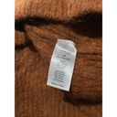 Everlane  Burnt Orange Alpaca And Wool Blend Pullover Fuzzy Sweater Photo 6