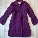 Old Navy  Wool Blend Purple Coat Size XS Photo 0