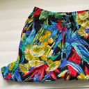 Lounge Vintage Koret tropical floral Hawaiian knit  shorts, size medium Photo 1