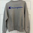 Champion Reverse Weave Gray Crewneck Photo 0