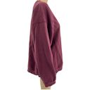 Hanes  LARGE Burgundy Red Distressed Athleisure Sweatshirt Sweater Photo 1