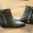 Franco Sarto Shay Snakeskin Western Booties Photo 6